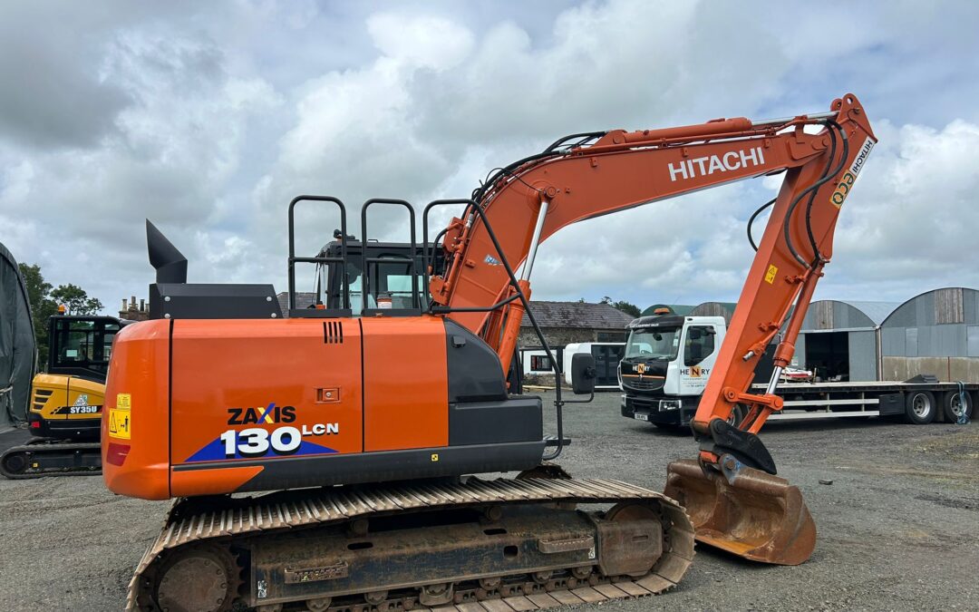 2021 Hitachi ZX130LCN-6 700mm Pads, CV, QH, Piped, 3 Way Camera, A/C –  2300 hrs  One Company Owner From New