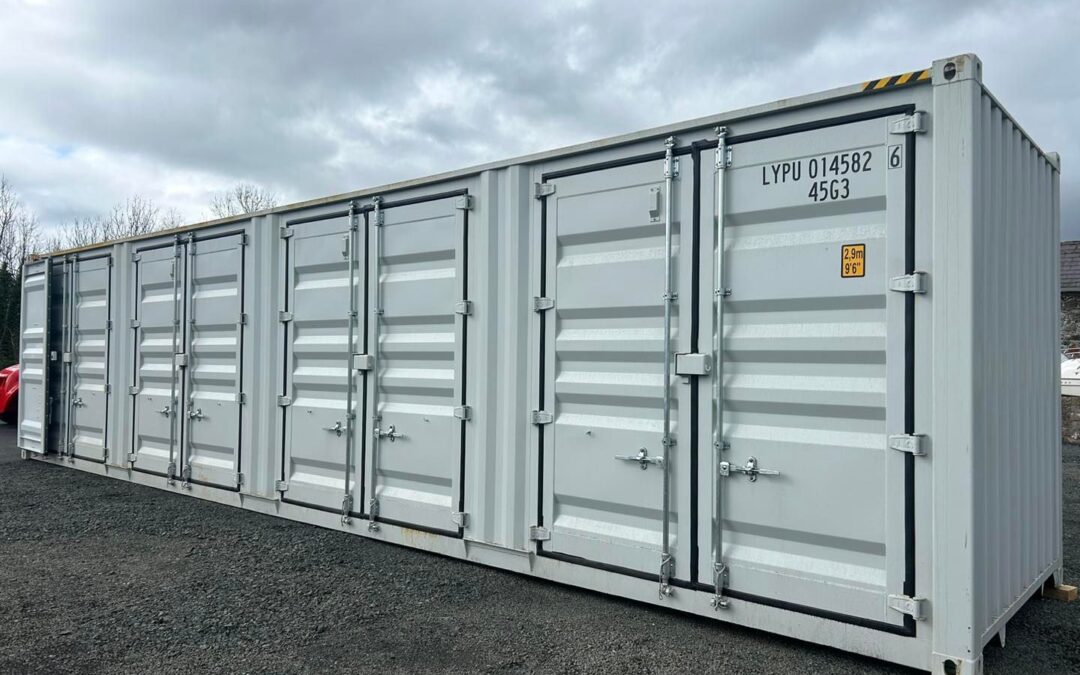 New Single use 40ft High Cube Containers with Side Loading Doors