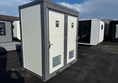 New Double Construction site Toilets, 240V plug in